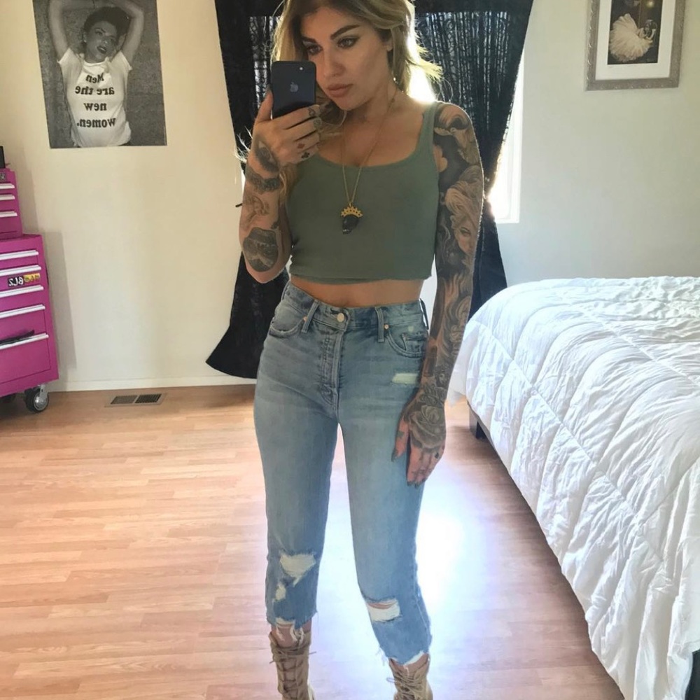 Mother Capri denim